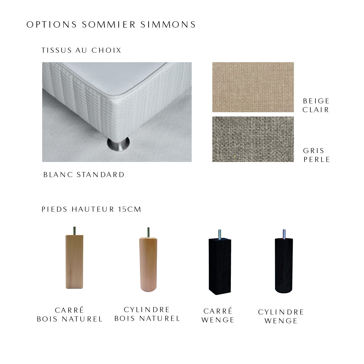 Lutetia signature mattress and bed