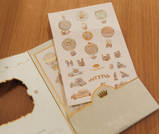 Temporary gold leaf tattoos